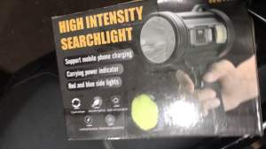 đèn cầm tay đèn đi rừng W5113 mới  cổng sạc type C sạc năng lượng mặt trời 6 chế độ sáng