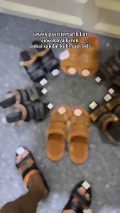 Cuci Gudang Sandal Kulit Sapi Asli Harley Davidson