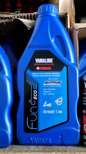 น้ํามันเครื่อง YAMAHA กึ่งสังเคราะห์ 10W-40 BLUE CORE (0.8ลิตร) สําหรับรถออโต้เครื่อง BLUE CORE