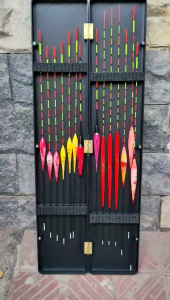 Combo phao câu đài nano Hồng Liên có 12 quả phao ngày và 2 quả phao đêm tặng kèm hộp ABS 52cm