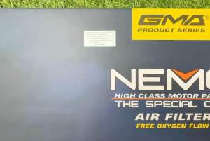 กรองอากาศผ้าแต่งNEMO สำหรับ YAMAHA XMAX300พร้อมกรอง CVTแบบผ้า 1 ชุด(2ชิ้น) Air Filter Made in Taiwan