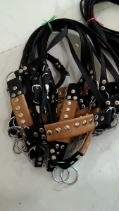 เหม่าวัว ขลุมวัว โซ่+หนัง อย่างดี แข็งแรง ทนทาน