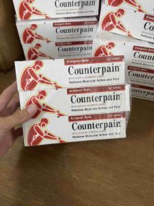 Counterpain Analgesic Balm Relieves Muscular Aches and Pain.