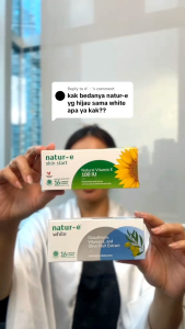 Natur-E White Kapsul Glutatione Vit E Olive Fruit Extract