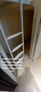 Loft bed customize singapore/Helper room loft bed customize singapore