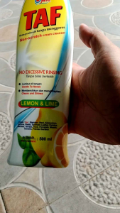 YURI TAF Krim Pembersih Tanpa Gores 500ml – Lemon & Lime | Untuk Kompor Keramik Wastafel & Stainless Steel