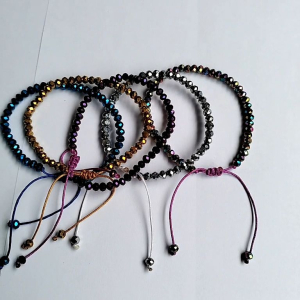 Gelang Tali Elastis Bracelet Wanita Kristal