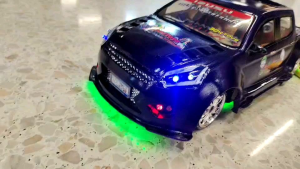รถบังคับ ดริฟท์ ติดเครื่องเสียง แต่งViP : DRIFT RACING MUSIC V- MAXTURBO 1/10 SCALE R/C SERIES 4WD.LNB11-001 ม่วง สั่งสีหรือเพิ่มแบบได้!!