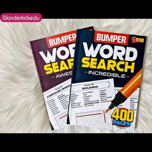 Bumper Word Search Awesome Incredible Jumbo Crossword Puzzle Word Game Hobbies Word Search Book Kids Adult
