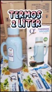 Thermos Termos Air Panas Dingin Tumbler JUMBO 2 Liter Q2 8002 8100 Packing Bubble Wrap