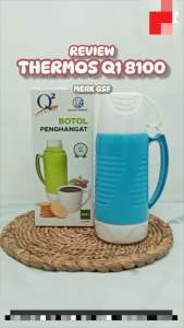 Thermos Termos Air Panas Dingin Tumbler JUMBO 1 Liter Q2 8100 TERMOS PLASTIK Packing Bubble Wrap