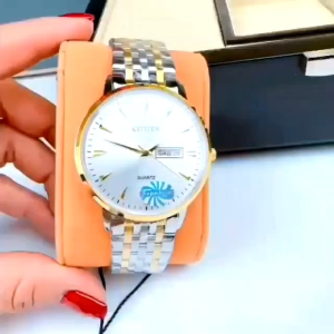 Đồng Hồ Nam C.T.z size 40mm 3 kim 2 lịch máy pin Nhật kính sapphire chống xước dây thép không rỉ