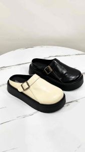BREVINNI Emily Mules Slip On || Sepatu Mules Slip On Wanita || Mules Shoes || Mules Anti Slip || Sepatu Tapak Awan