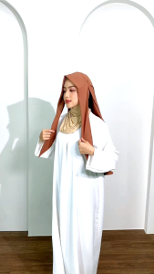 French Khimar Crinkle Airflow Premium