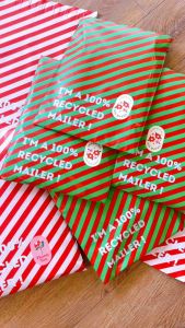 50 ซอง | แพค สีแพค ซองไปรษณีย์พลาสติกรีไซเคิล 100% Recycled