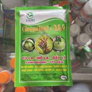 Phân bón lá cao cấp Mg9 50g xanh cây mỡ lá