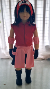 SAKURA HARUNO Naruto Inspired Costume for baby/kids- MILESTONES/BIRTHDAY/HALLOWEEN
