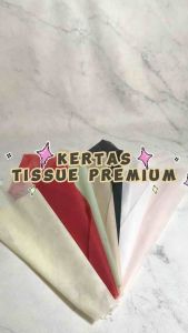 SFS - [5 LEMBAR] KERTAS TISSUE PREMIUM 40CM X 50CM BAHAN GLOSSY TAHAN AIR KERTAS TISU TISUE TISSU