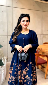 DRESS KEKINIAN TERBARU 2024 BUSUI JUMBO LENGAN 3/4//DRESS BUSUI WANITA LD 120//DRESS CIBI MURAH MOTIF TERBARU