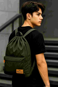 Tas Serut Perlengkapan Haji Umroh Anti Air Multifungsi Tali Webing Pria Wanita - Looking Style