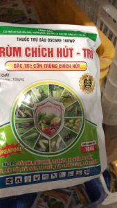 Thuốc trừ sâu (Sâu) Oscare 100WP- 100gr- Trùm chích hút- trĩ- Delta Thụy Sĩ )