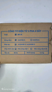 Công tơ điện tử 3 pha 1 biểu giá giá trực tiếp 100A emic Me43