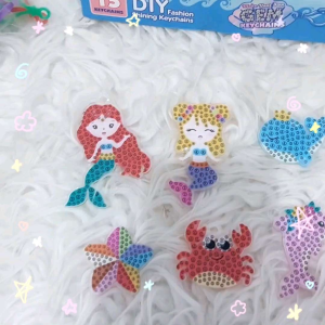 Diy Diamond Painting / Diy diamond keychain / Mainan kreativitas menempel manik diamond