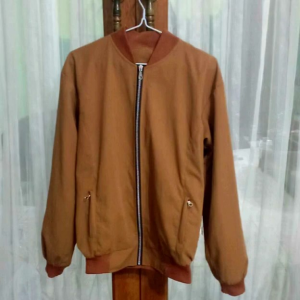 Jaket Kanvas Pria Caramel Second