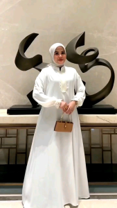 Arsyakayla Aisyah Dress | Gamis Premium | Gamis Polos Cantik Simpel Elegan