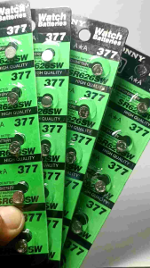 BATERAI 377 SR626SW BATRE JAM TANGAN ELEKTRONIK PER LEMBAR ISI 10 PCS