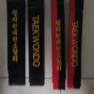 SHIFT BELT : Black belt double tie