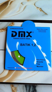 Mata Gerinada Potong Granit Keramik Marmer DMX Turbo Batik 4" Mata Pisau Potong Granit Marmer Keramik Diamond Wheel