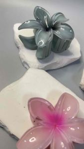 Flower Colorful Hair Jaw Clips Women Hair Accessories Daily Wear Fashion