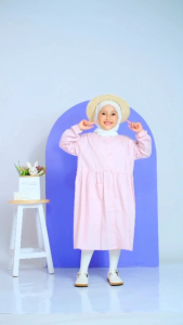 Tunik Anak Kaila Polkadot By Erlimakids Bahan Katun Jepang Premium Adem Nyaman Dipakai Bisa COD
