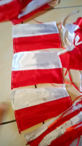 BENDERA MOTOR MERAH PUTIH 15cm X 10cm