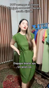 DASTER KEKINIAN TERBARU 2024|DRES PLISKET ADEM KEKINIAN WANITA ELEGAN