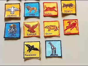 Tanda Regu Pramuka putra eceran/satuan murah berkualitas