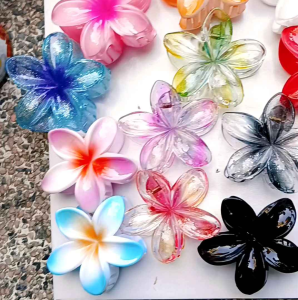 Kẹp tóc hoa sứ nhiều màu mới ngọt ngào thời trang đi biển