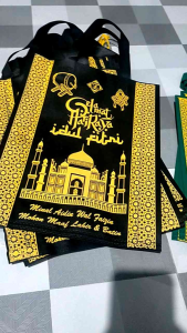 1 Lusin Isi 12 Pcs Tas Parcel Lebaran Model Press