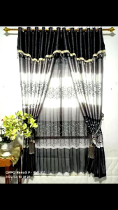 GORDYEN MODEL MANOHARA PONI GABUNG/HORDENG JENDELA DAN  PINTU/BAHAN BLACKOUT BUKAN BAHAN KATUN