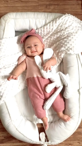 Mioubaby overall kombinasi free headband | overall bayi | jumpsuit bayi | jumpsuit baby | overall