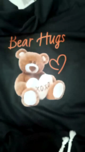 Atasan Oblong BEAR BOBBA Wanita Atau Remaja Kekinian Size L-XL-XXL