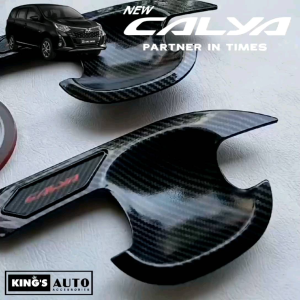 Paket Cover Outer Pintu Toyota Calya Carbon Glossy