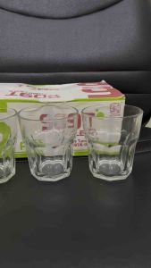 Gelas Minum Kaca Cafe/Gelas minum ice cream/Gelas Hotel pendek