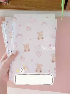 (10/50) SET TÚI GIẤY 14X20CM NHIỀU MẪU giấy dày dặn gói quà tặng họa tiết dễ thương (B20-B25) by Hebebu