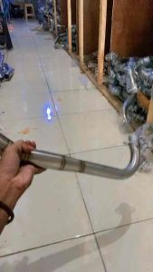 Leher pipa knalpot paten motor jupiter z Vega zr supra lama supra 110 supra x 125 shogun