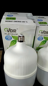 VDR PLATINUM LED TURBO Lampu garansi Capsule 5w - 58w CDL super Terang Hemat energi 80%