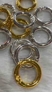 Khoen tròn inox 14-16li làm khoá túi xách phụ kiện handmade