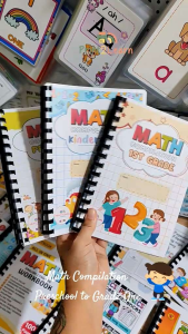 PrinttoLearn MATH WORKBOOKS Kinder-Grade One Two Three -100 Pages A5/A4 Size Back-to-Back Printing