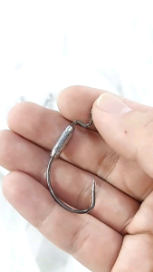 Mata Kail Worm Hook Timah O-FU 5x Lebih Tajam & Kuat